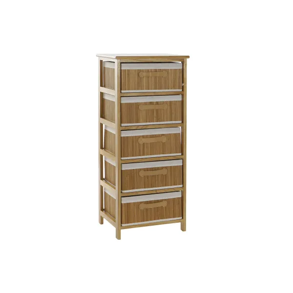 Lipasto DKD Home Decor Luonnollinen Bambu Paolownia wood 42 x 32 x 98 cm