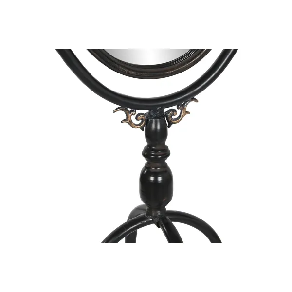 Стоящее зеркало DKD Home Decor Чёрный Металл Стеклянный 61 x 62 x 174 cm