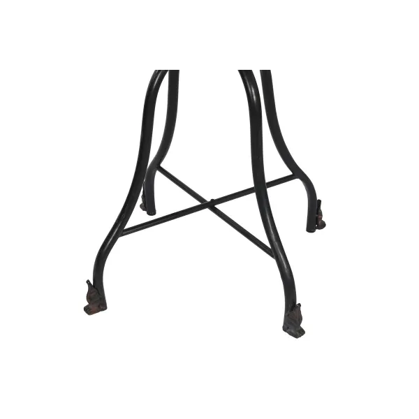 Vapaasti seisova peili DKD Home Decor Musta Metalli Kristalli 61 x 62 x 174 cm