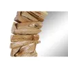 Wall mirror DKD Home Decor Natural Alpino Aged finish 60 x 4 x 60 cm