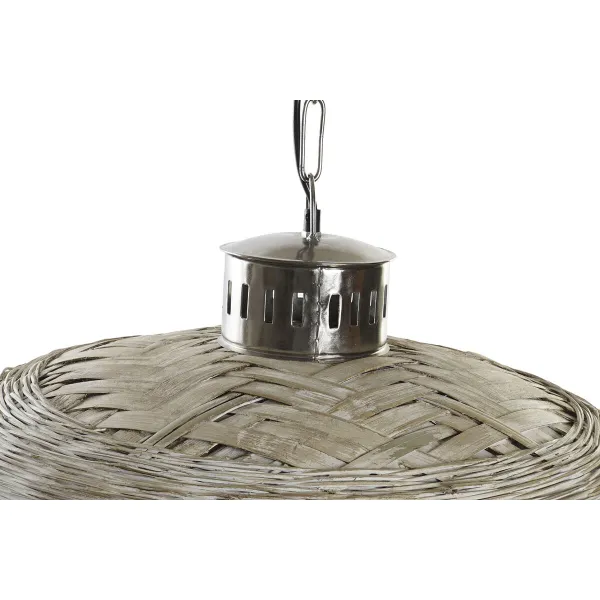 Pakabinamas apšvietimas DKD Home Decor Sidabras Natūralus Metalinis 50 W 80 x 80 x 47 cm