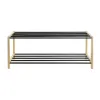 Shoe Rack Home ESPRIT Black Natural 80 x 31 x 32 cm