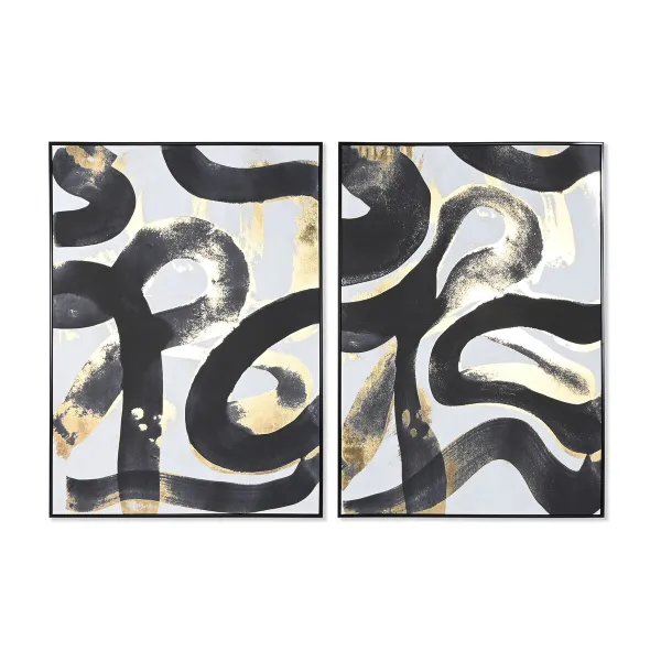 Drobė Home ESPRIT polistirenas Drobė 103 x 4,5 x 143 cm