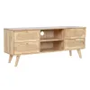 TV-kalusteet DKD Home Decor Luonnollinen Metalli Kumipuu 120 x 30 x 48 cm