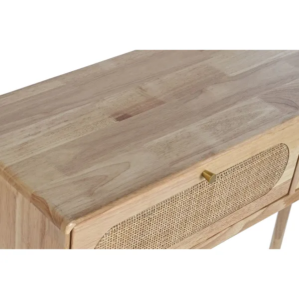 Console DKD Home Decor Metāls Kaučuka koks 100 x 30 x 78 cm