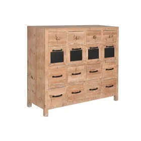 Kumode Home ESPRIT Melns Dabisks Metāls Egle Cottage 110 x 40 x 92,5 cm