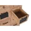 Kumode Home ESPRIT Melns Dabisks Metāls Egle Cottage 110 x 40 x 92,5 cm