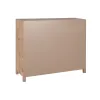 Тумба с ящиками Home ESPRIT Чёрный Натуральный Металл Ель Cottage 110 x 40 x 92,5 cm