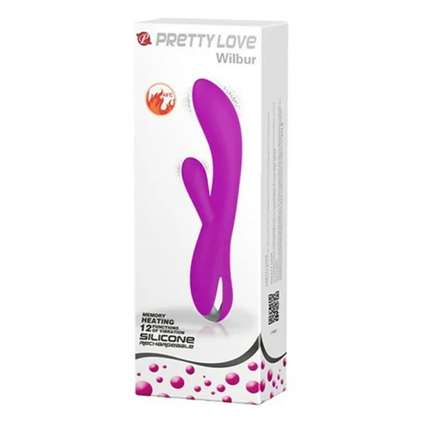 Dual Stimulation Vibe Pretty Love Wilbur Pink (11 cm)