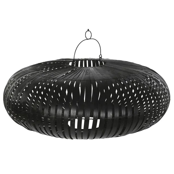 Lempos gaubtas Home ESPRIT Juoda Bambukas 80 x 80 x 30 cm