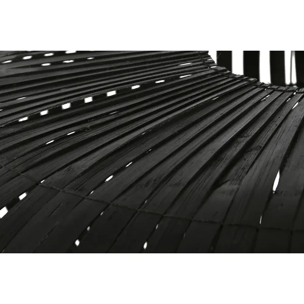 Lampunvarjostin Home ESPRIT Musta Bambu 80 x 80 x 30 cm