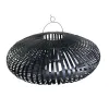 Lampunvarjostin Home ESPRIT Musta Bambu 80 x 80 x 30 cm