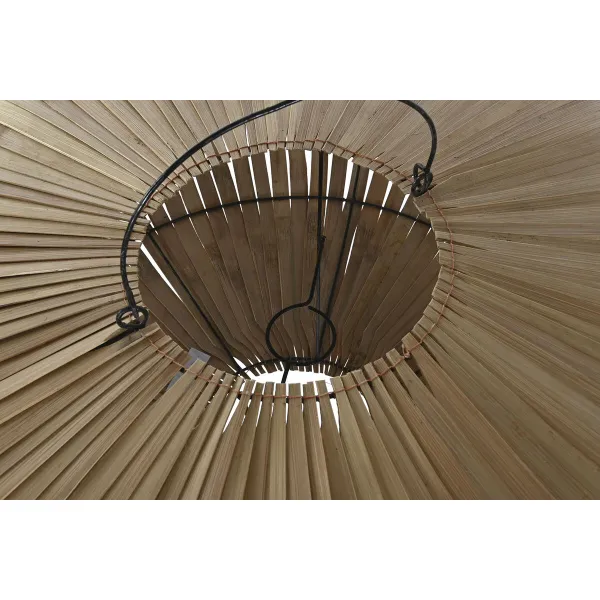 Lempos gaubtas Home ESPRIT Natūralus Bambukas 80 x 80 x 33 cm