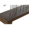Koristehahmo Home ESPRIT Valkoinen Ruskea Spiraalit 45 x 15 x 100 cm
