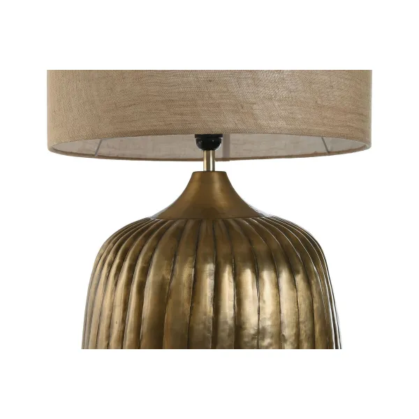 Galda lampa Home ESPRIT Bronza Alumīnijs 50 W 220 V 42 x 42 x 70 cm