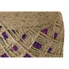 подставка для ног Home ESPRIT Коричневый Разноцветный Джут 40 x 40 x 45 cm