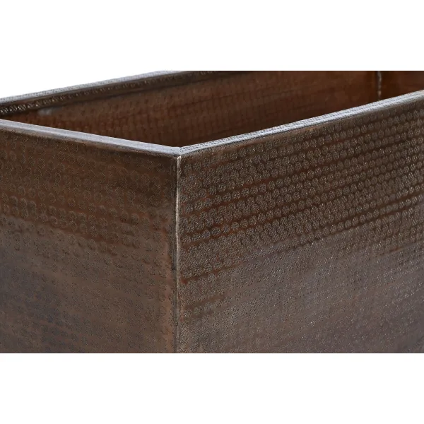 stādītāju komplekts Home ESPRIT Bronza Alumīnijs 100 x 43 x 40 cm