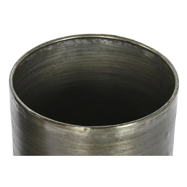 Set of Planters Home ESPRIT Golden Silver Aluminium 34,5 x 36 x 63 cm