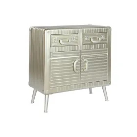 Bufete Home ESPRIT Sudrabains Metāls Koks MDF 80 x 39 x 82 cm
