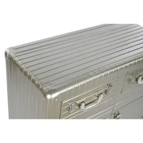 Bufete Home ESPRIT Sudrabains Metāls Koks MDF 80 x 39 x 82 cm