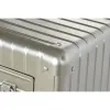 Bufete Home ESPRIT Sudrabains Metāls Koks MDF 80 x 39 x 82 cm