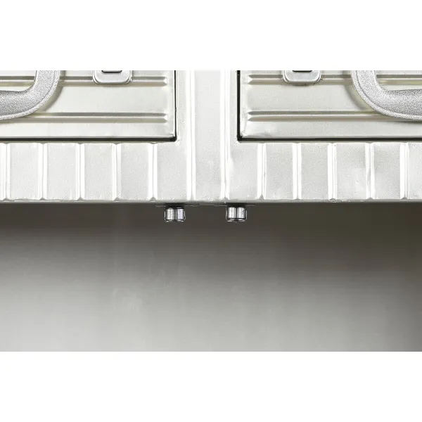 Bufete Home ESPRIT Sudrabains Metāls Koks MDF 80 x 39 x 82 cm