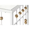 Salė Home ESPRIT Balta Auksinis 120 x 40 x 80 cm
