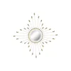 Sienas spogulis Home ESPRIT Balts Bronza 80 x 2,5 x 80 cm