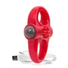 Vibraring Cockring The Screaming O Charged Yoga Red