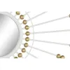 Sienas spogulis Home ESPRIT Balts Bronza 80 x 2,5 x 80 cm