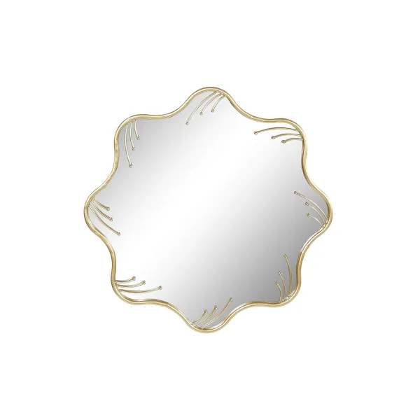 Sienas spogulis Home ESPRIT Bronza 73 x 2 x 73 cm