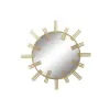 Настенное зеркало Home ESPRIT Позолоченный 85 x 2 x 85 cm