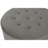 Taburete DKD Home Decor Pelēks Sudrabains Koks MDF 80 x 80 x 43 cm