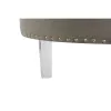 Taburet DKD Home Decor Hall Hõbedane Puit MDF 80 x 80 x 43 cm