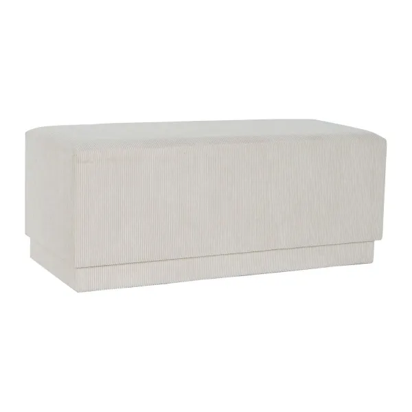 Taburet DKD Home Decor Beež Puit MDF 100 x 40 x 40 cm