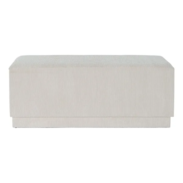 Taburet DKD Home Decor Beež Puit MDF 100 x 40 x 40 cm