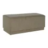 Банкетка DKD Home Decor Коричневый полиэстер Деревянный MDF 100 x 40 x 40 cm
