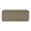 Банкетка DKD Home Decor Коричневый полиэстер Деревянный MDF 100 x 40 x 40 cm
