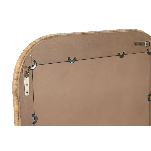 Wall mirror Home ESPRIT Brown Natural Colonial 70 x 3 x 100 cm