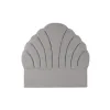 Päätylevy Home ESPRIT Harmaa Puu MDF 157 x 8 x 160 cm