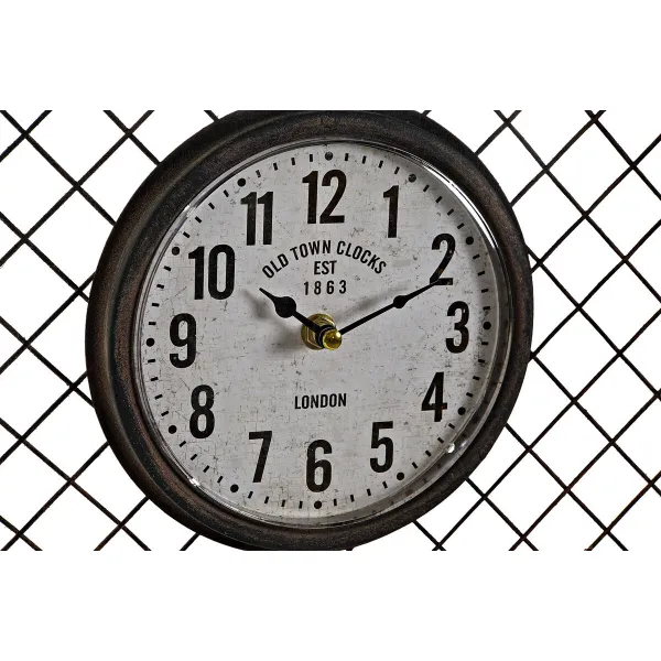 Настенное часы Home ESPRIT Темно-серый полипропилен Железо 93 x 5 x 42 cm