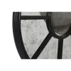 Настенное зеркало Home ESPRIT Чёрный Отделка состаренная 100 x 5 x 100 cm