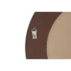 Laisvai stovintis veidrodis Home ESPRIT Juoda 88 x 5 x 88 cm