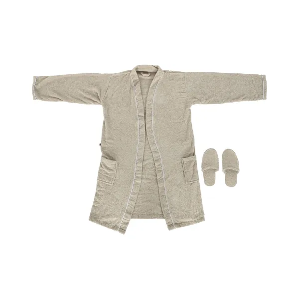 Aamutakki Home ESPRIT Beige Puuvilla Miehet