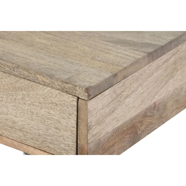 Мебель для прихожей с ящиками Home ESPRIT Коричневый Серебристый Светло-коричневый 110 x 40 x 76 cm 110 x 41,5 x 76 cm (3 Предме