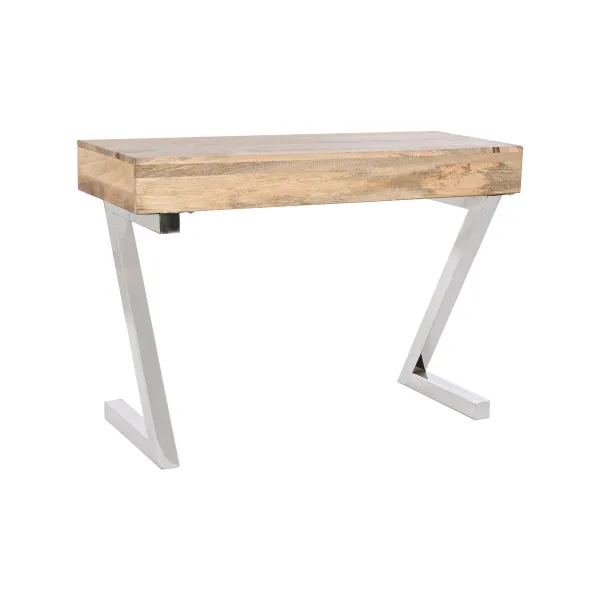 Vestibila galds ar atvilktnēm Home ESPRIT Brūns Sudrabains Gaiši brūns 110 x 40 x 76 cm 110 x 41,5 x 76 cm (3 Daudzums)