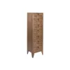 Тумба с ящиками Home ESPRIT Позолоченный Металл Loft 40 x 34 x 139 cm