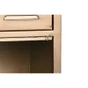Kumode Home ESPRIT Bronza Metāls Loft 40 x 34 x 139 cm