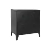Chest of drawers Home ESPRIT Black Metal Loft 75 x 45 x 80 cm