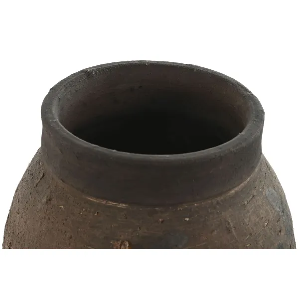 Vaza Home ESPRIT Ruda Degtas molis Rytietiškas 19,5 x 19,5 x 35,5 cm